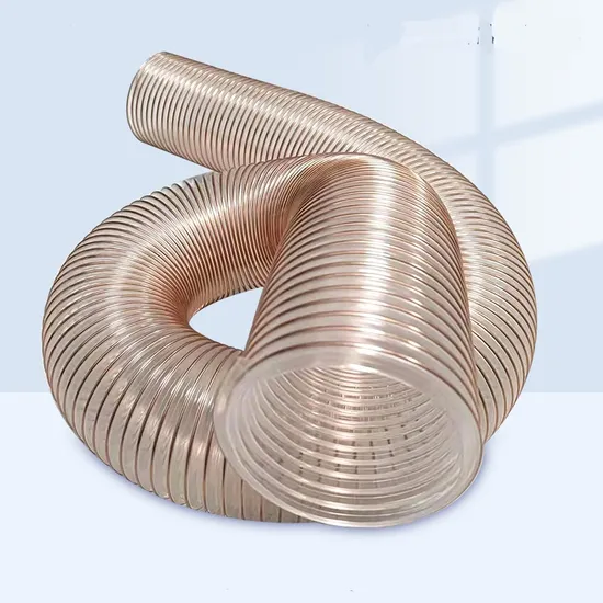 伸縮性のある大口径食品グレードの非毒性フレキシブルストレッチ換気集塵PUエアホース